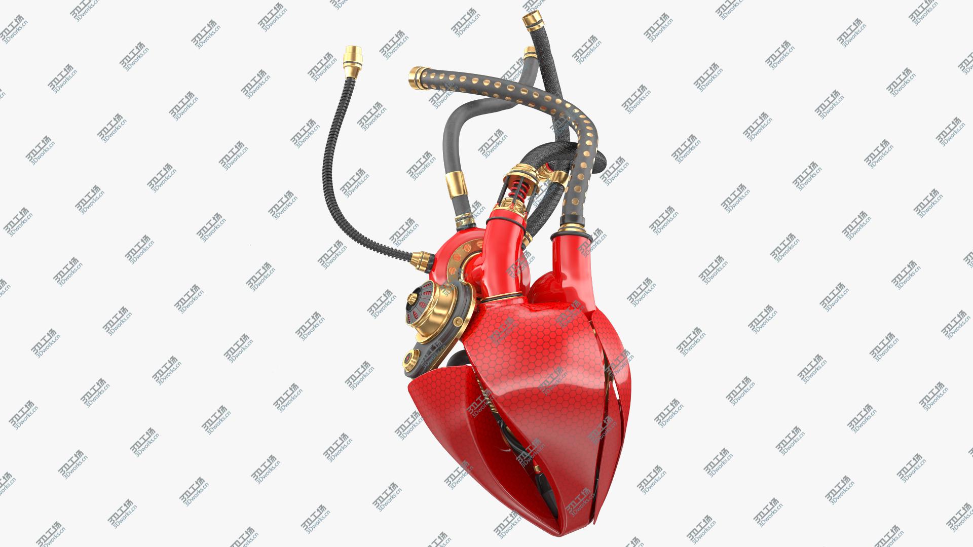 images/goods_img/2021040235/Sci-Fi Artificial Cyber Heart 3D model/1.jpg